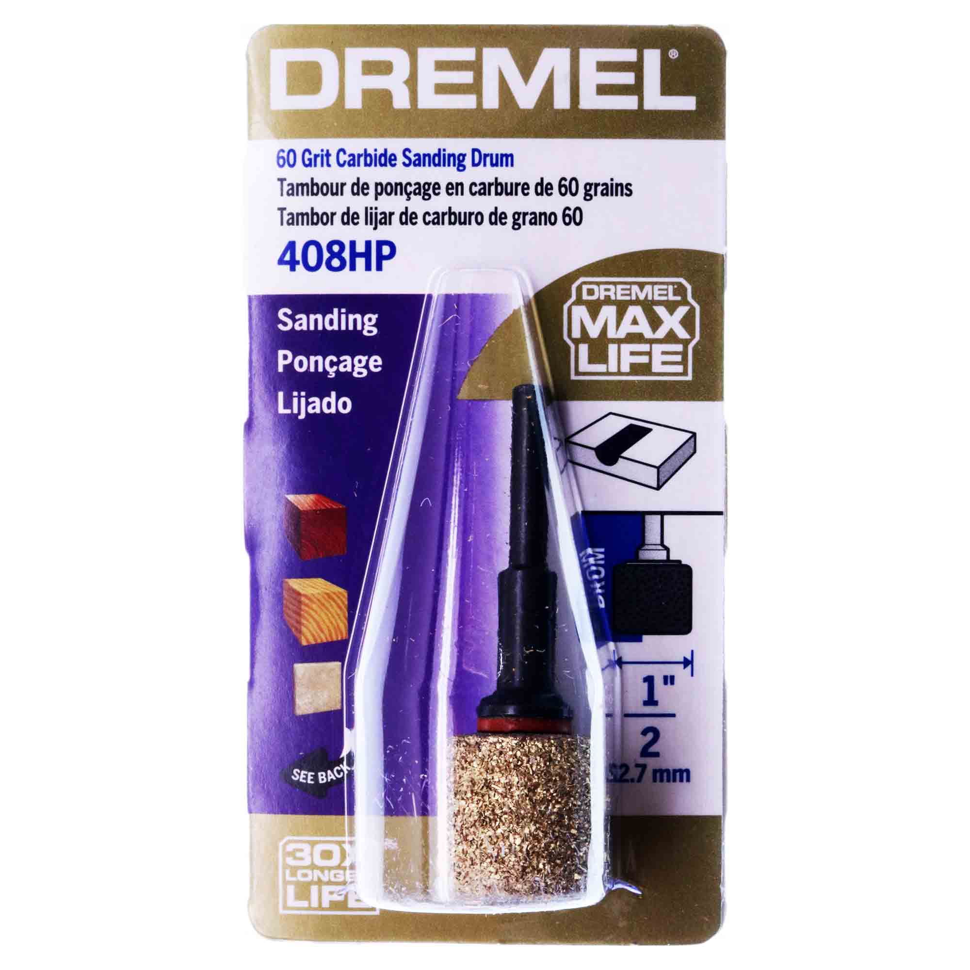 Dremel 408HP - 60 Grit Carbide Sanding Drum