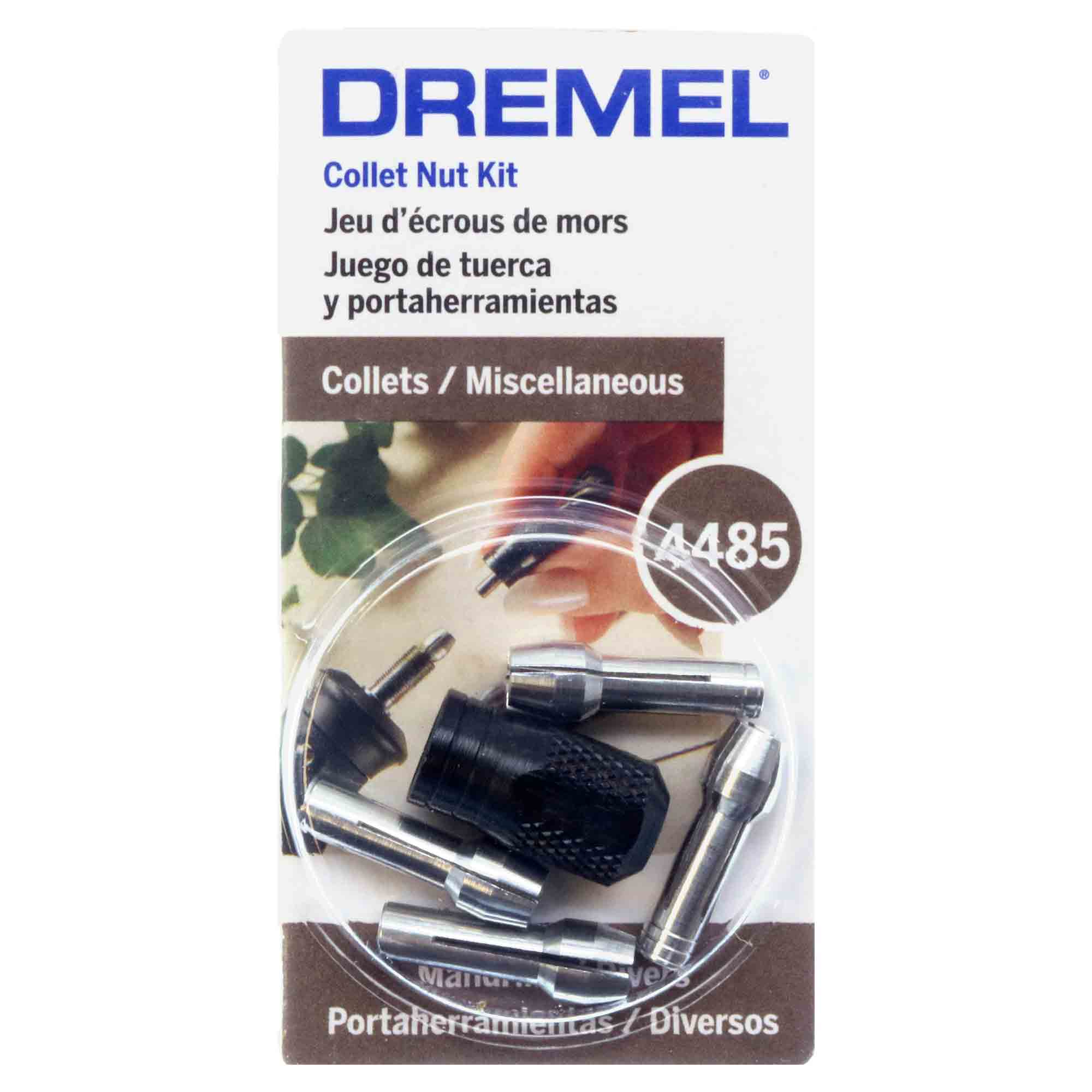 Dremel 4485 Collet and Nut Set - 5pc