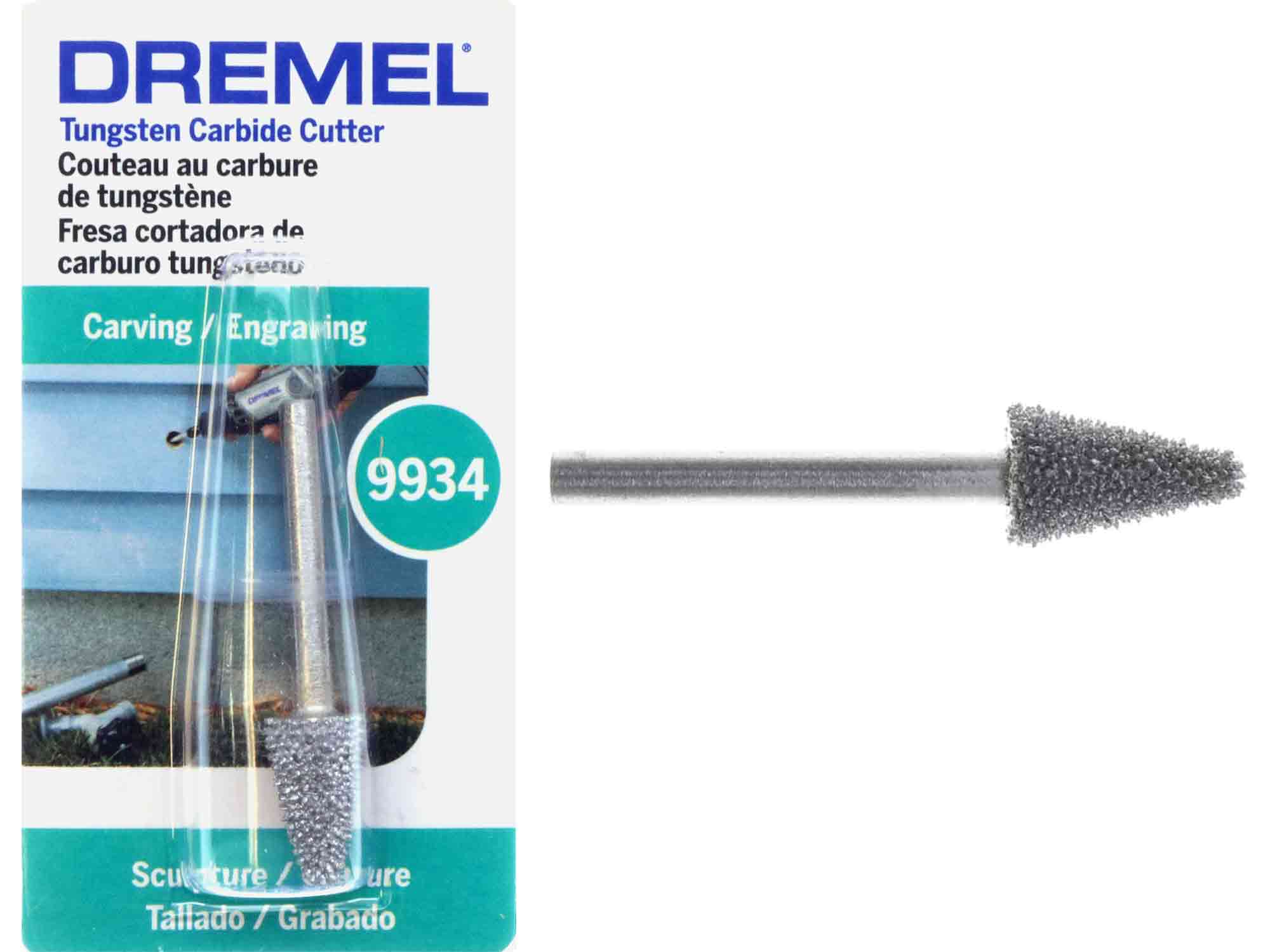 Dremel 9934 CONE Structured Tooth Tungsten Carbide Cutter