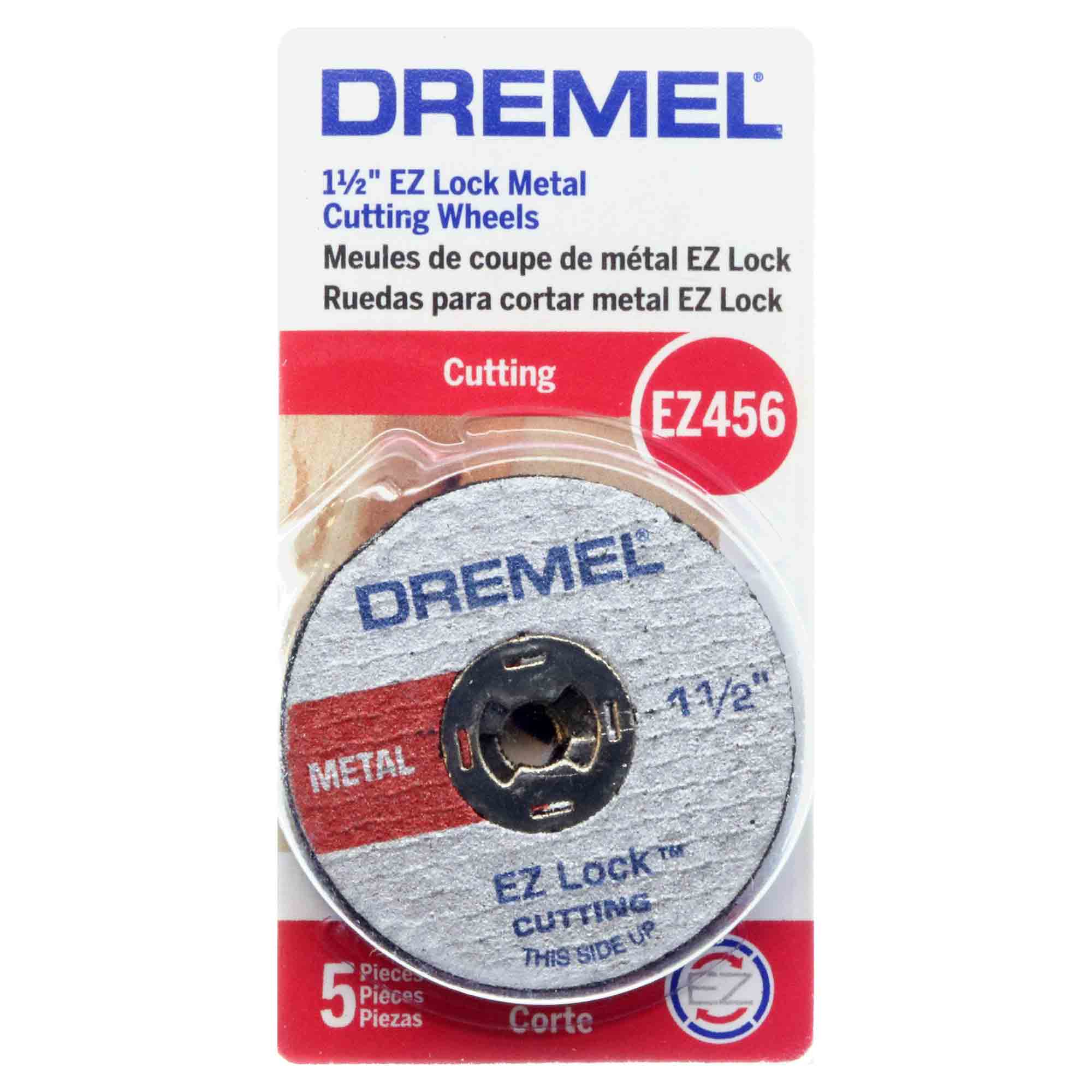 Dremel EZ456 EZ Lock Cut-off Wheels - Cuts Metal - 5pc