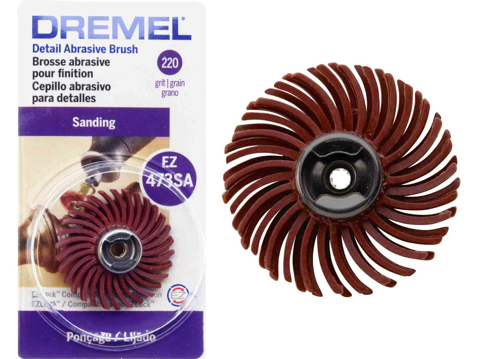 Dremel EZ473SA Fine 220 Grit Detail Abrasive Brush