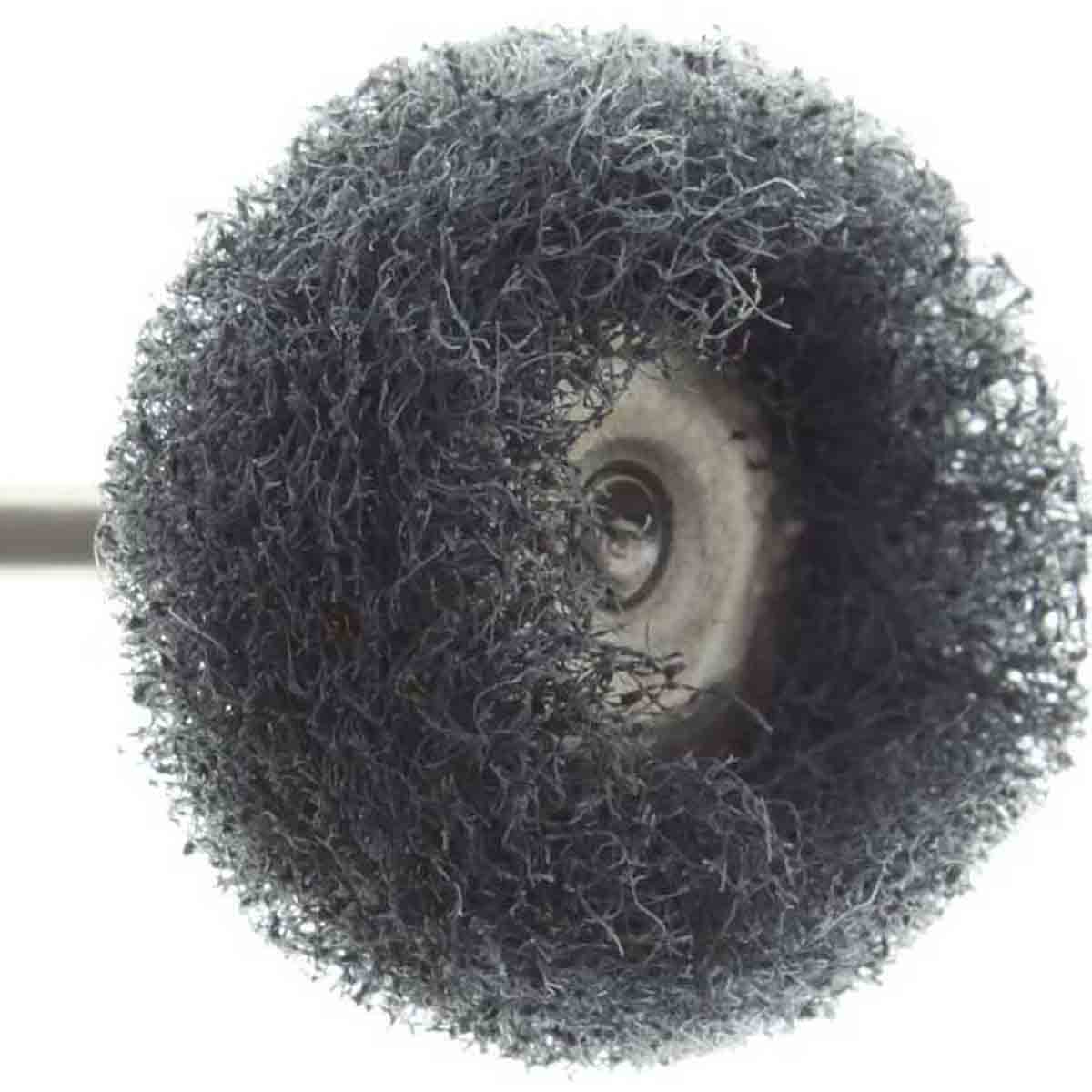 25mm - 1 inch 300 Grit Abrasive Buffing Wheel - 1/8 inch shank