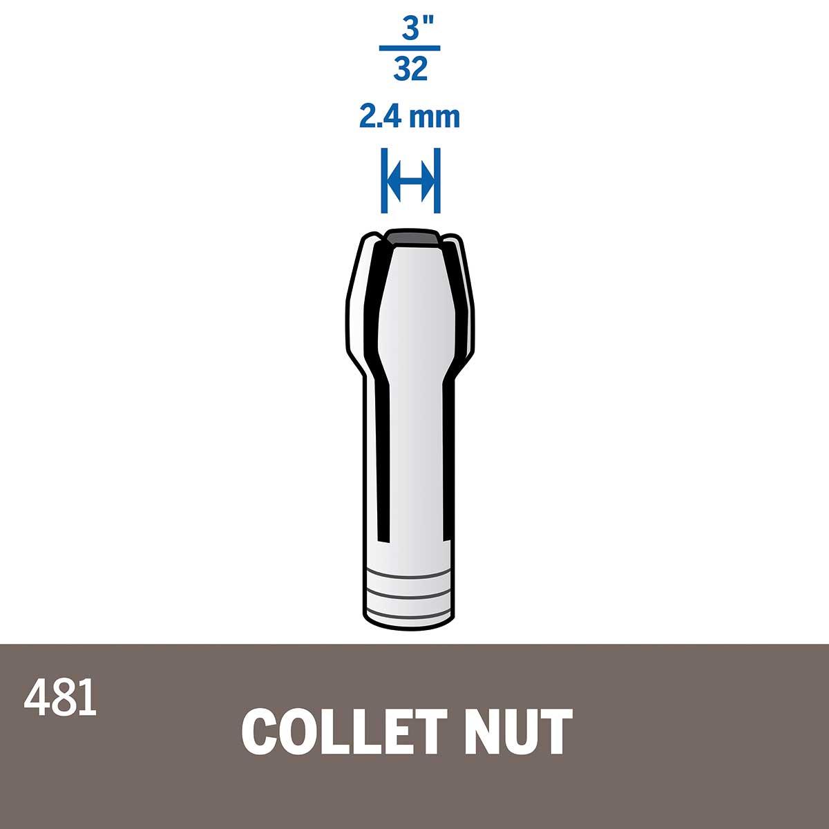 Dremel 481 - 3/32 inch Collet