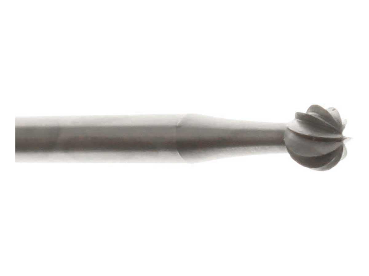 03.0mm Steel Round Bur - Germany - 3/32 inch shank