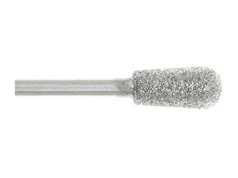 04.6 x 8.7mm Round End Inverted Cone Diamond burr - 150 Grit - 3/32 inch shank