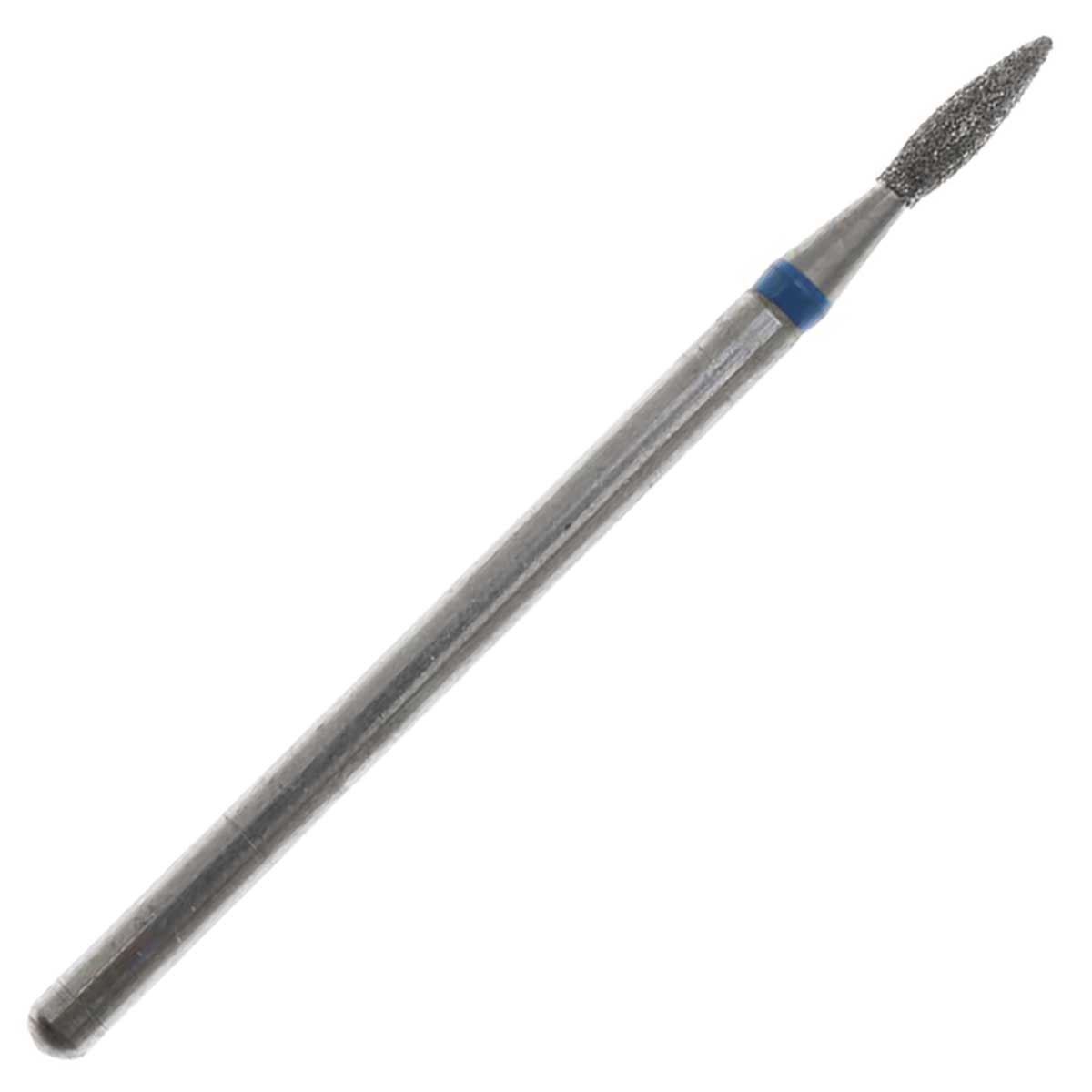 01.9 x 7.0mm Flame Diamond Bur - 150 Grit  - 3/32 inch shank