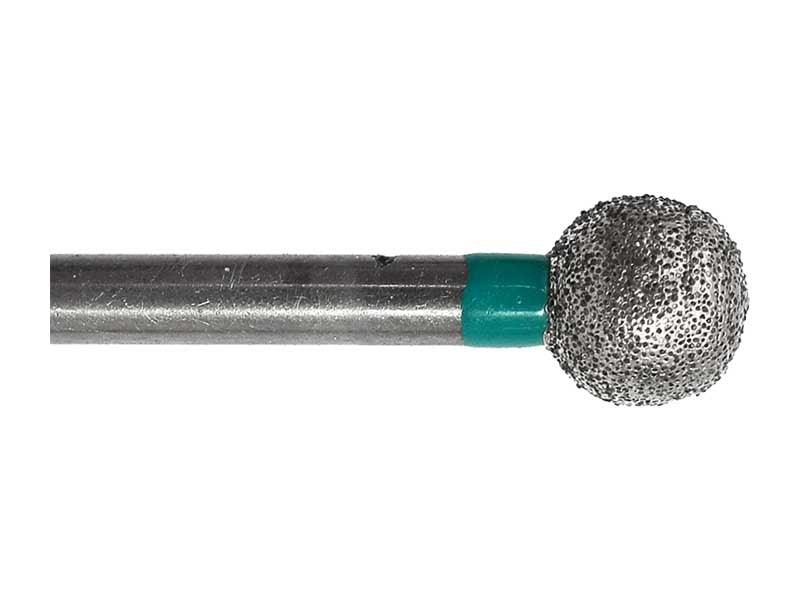 05.3 x 4.8mm Round Diamond Bur - 100 grit - 3/32 inch shank