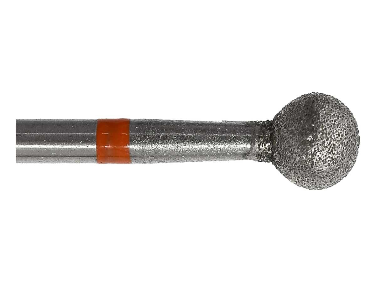 05 x 4.7mm Round Diamond Bur - 60 grit  - 3/32 inch shank