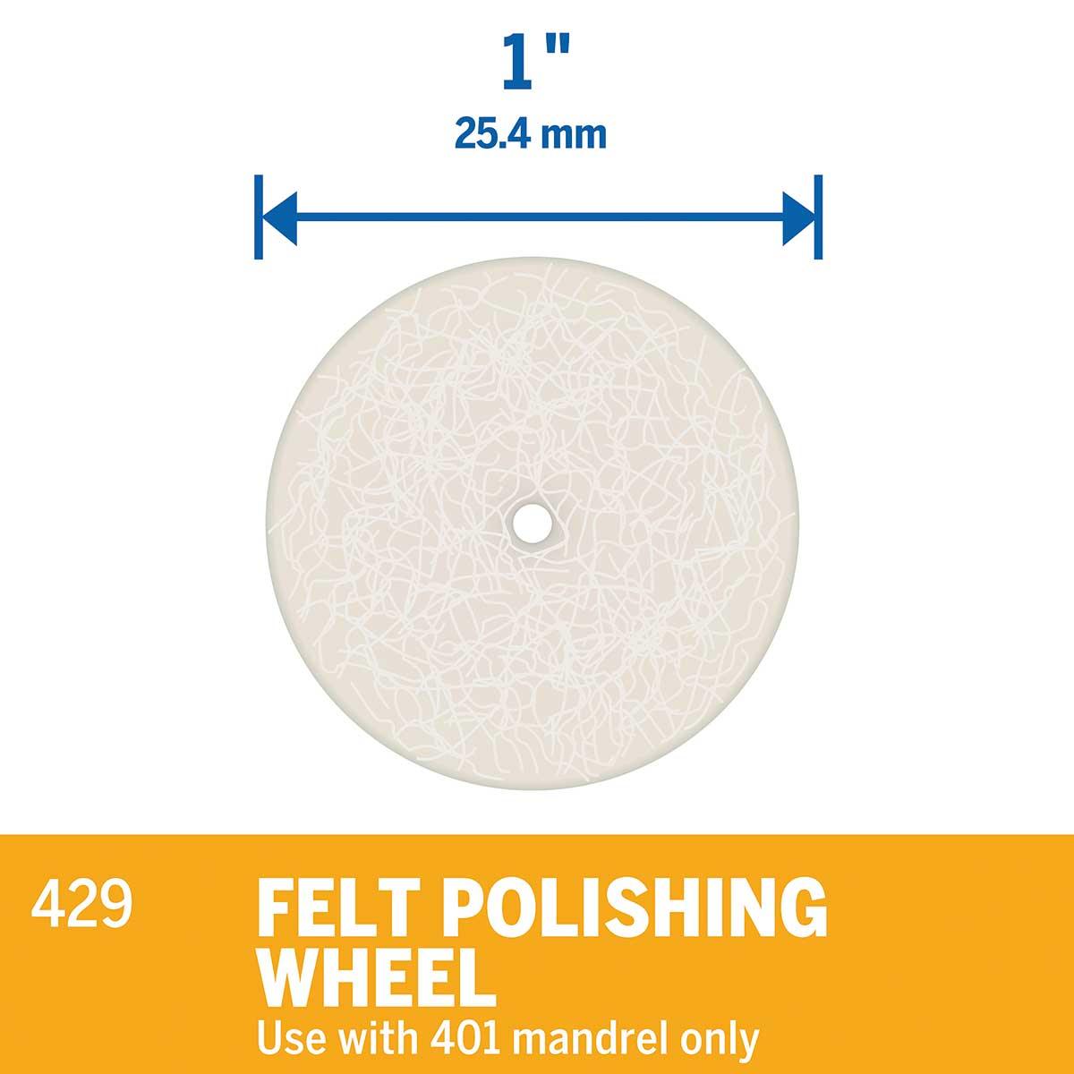 Dremel 429 - Felt Polishing Wheel