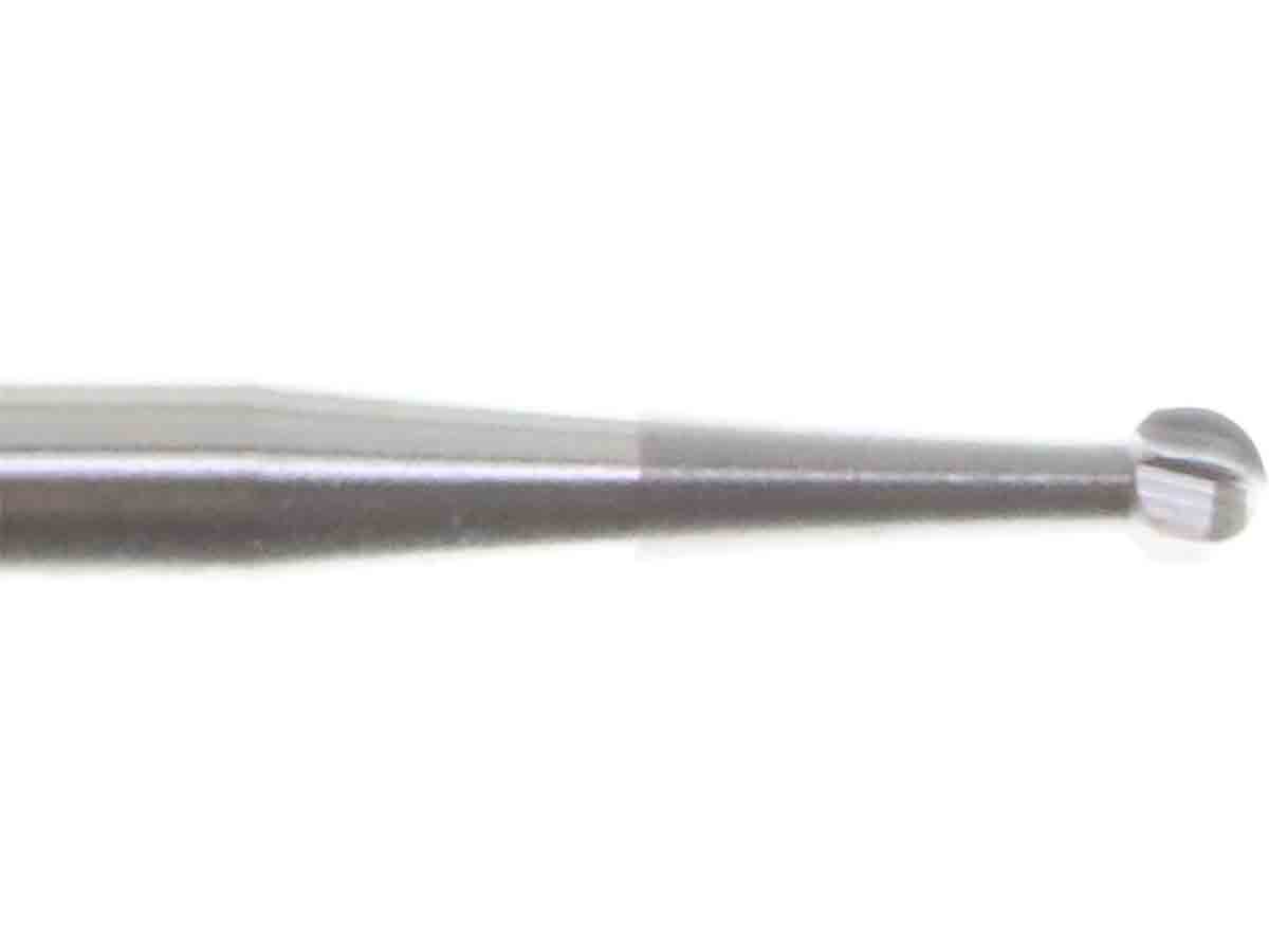 1.5mm Round Carbide Bur - 3/32 inch shank - Germany