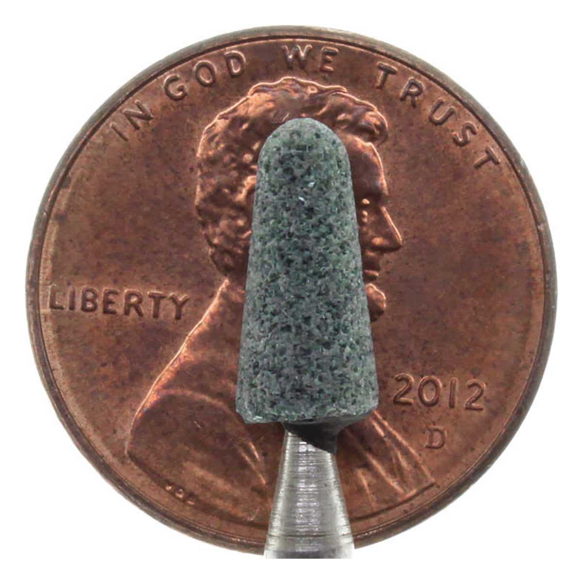 05.2mm - 13/64 inch Round Cone Grinding Stones - USA - 1/8 inch shank