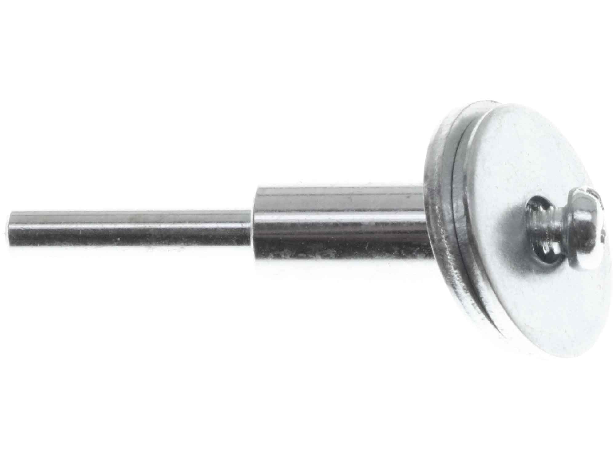 03.2mm - 1/8 inch Long Screw Mandrel with Washers - 1/8 inch shank
