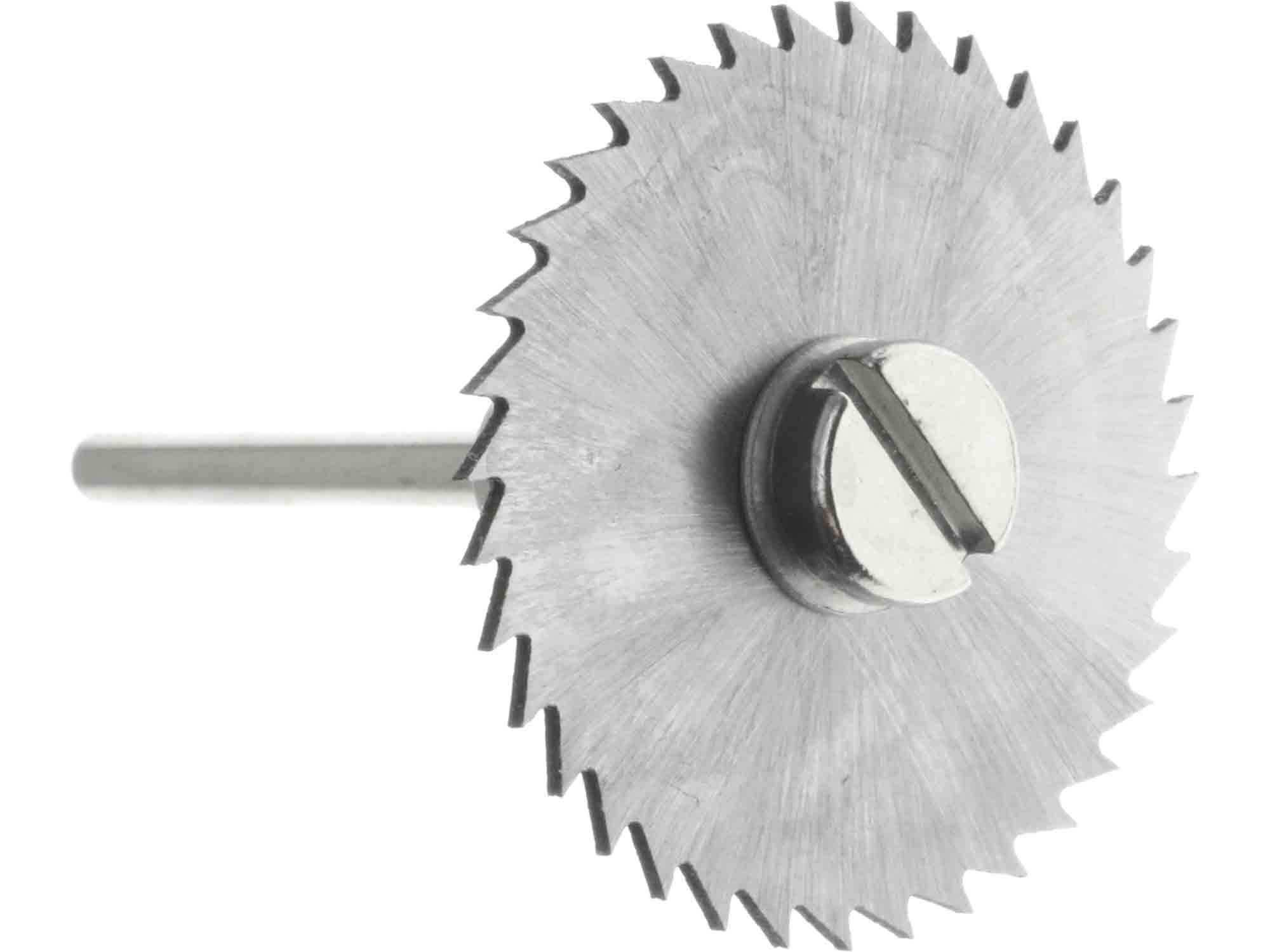 31.8mm - 1.25 inch Coarse HSS Saw Blade and Mandrel, 1/8 inch shank