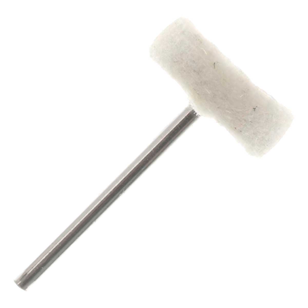 25mm - 1 inch Medium Felt Wheel - 1/8 inch shank