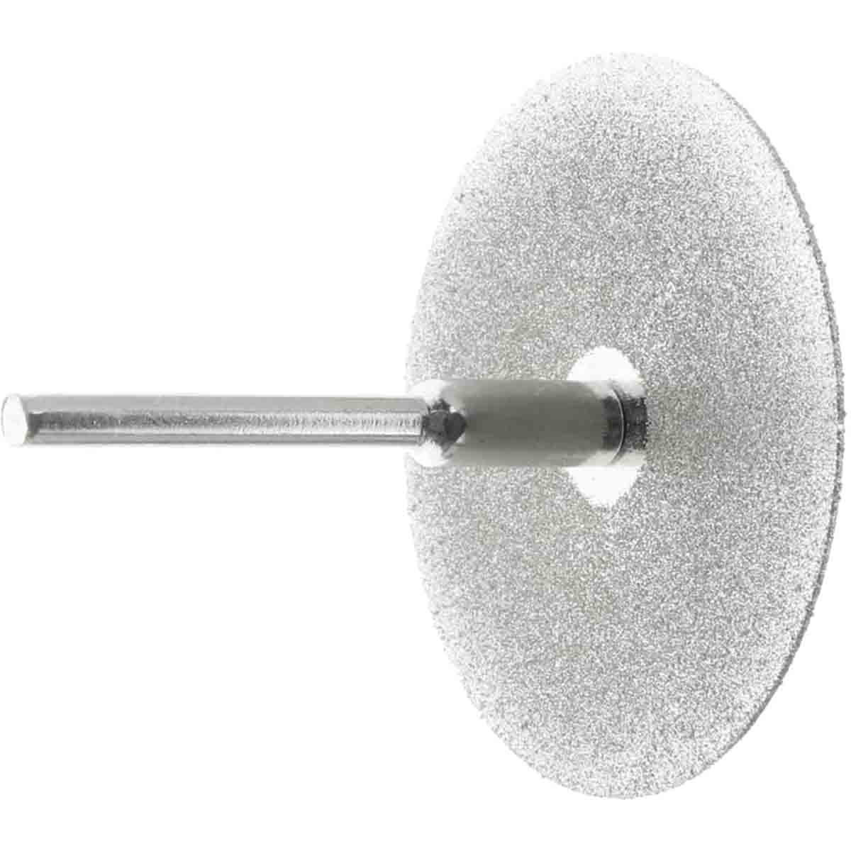 40mm - 1 5/8 inch 150 Grit Diamond Disc with Mandrel - 1/8 inch shank