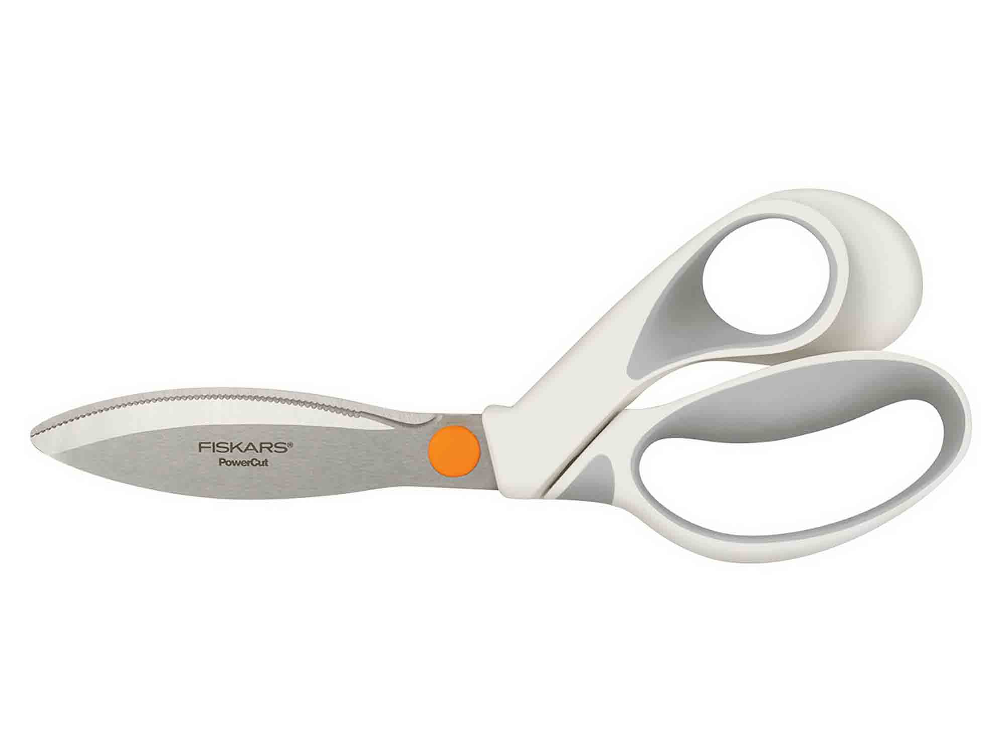 Fiskars 179900-1002 PowerCut Scissors Cut Thick Materials - 9 inch