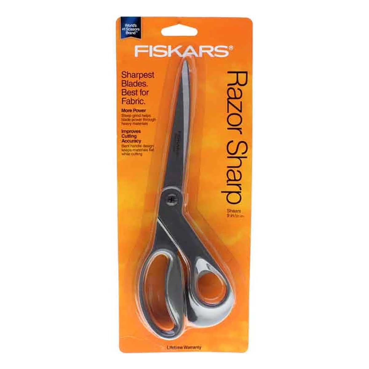 Fiskars 194460-1001 Razor Scissors - 9 inch