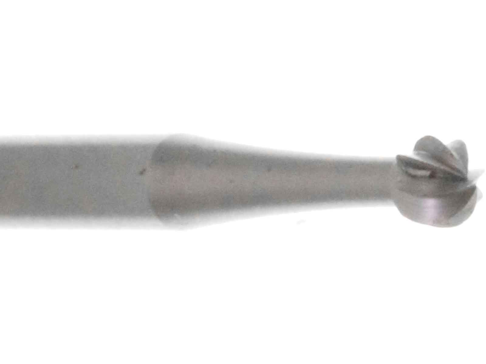 02.2mm Steel Round Bur - Germany - 3/32 inch shank