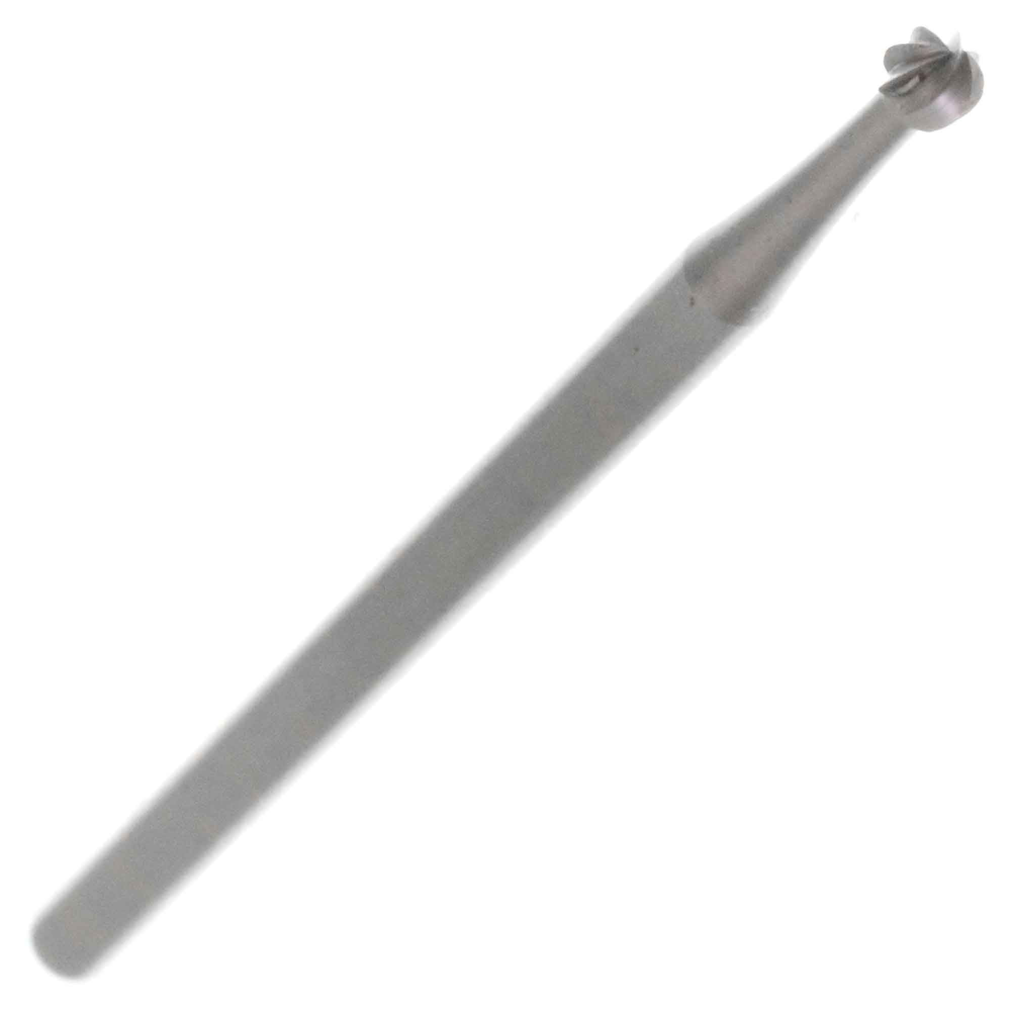 02.2mm Steel Round Bur - Germany - 3/32 inch shank