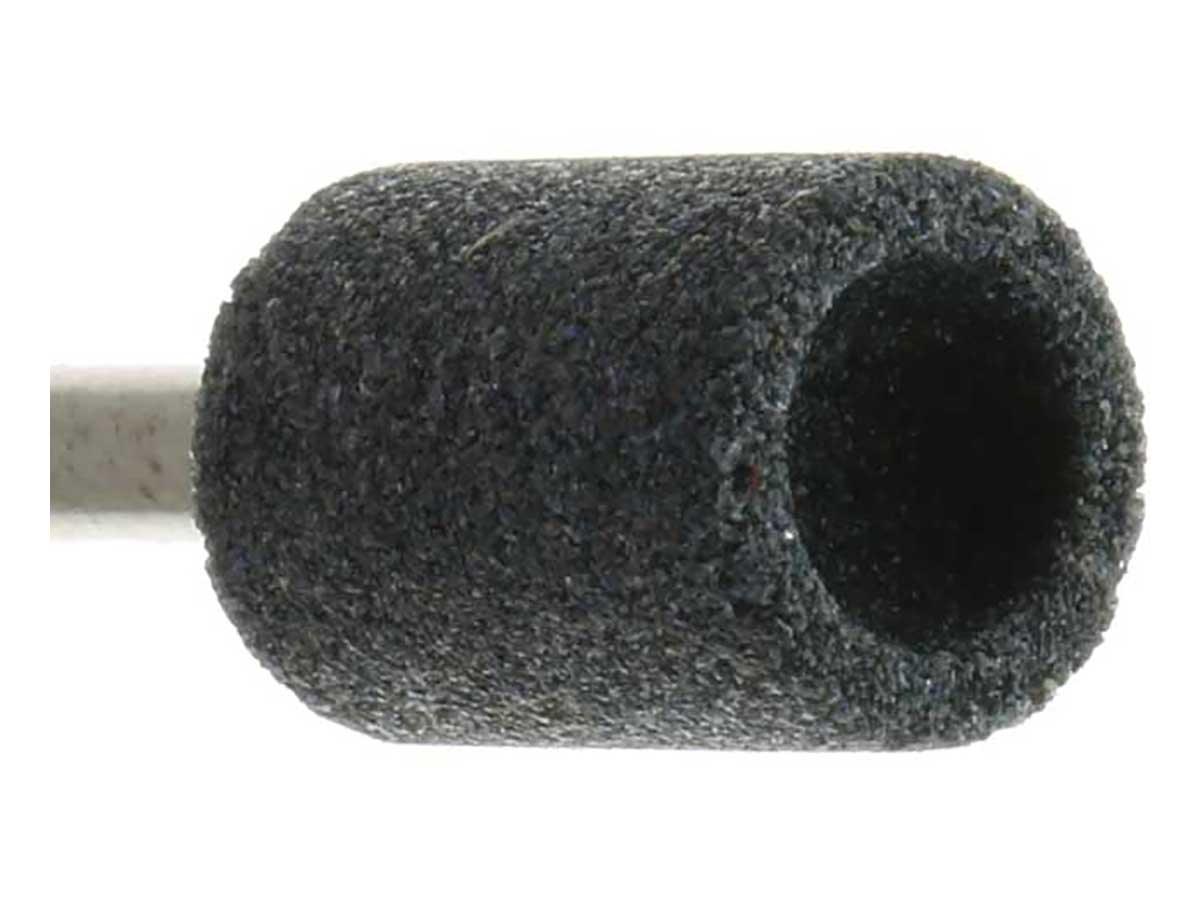09.5mm - 3/8 x 1/2 inch 80 Grit Grey Dished Cylinder Grinding Stones - 2pc - USA