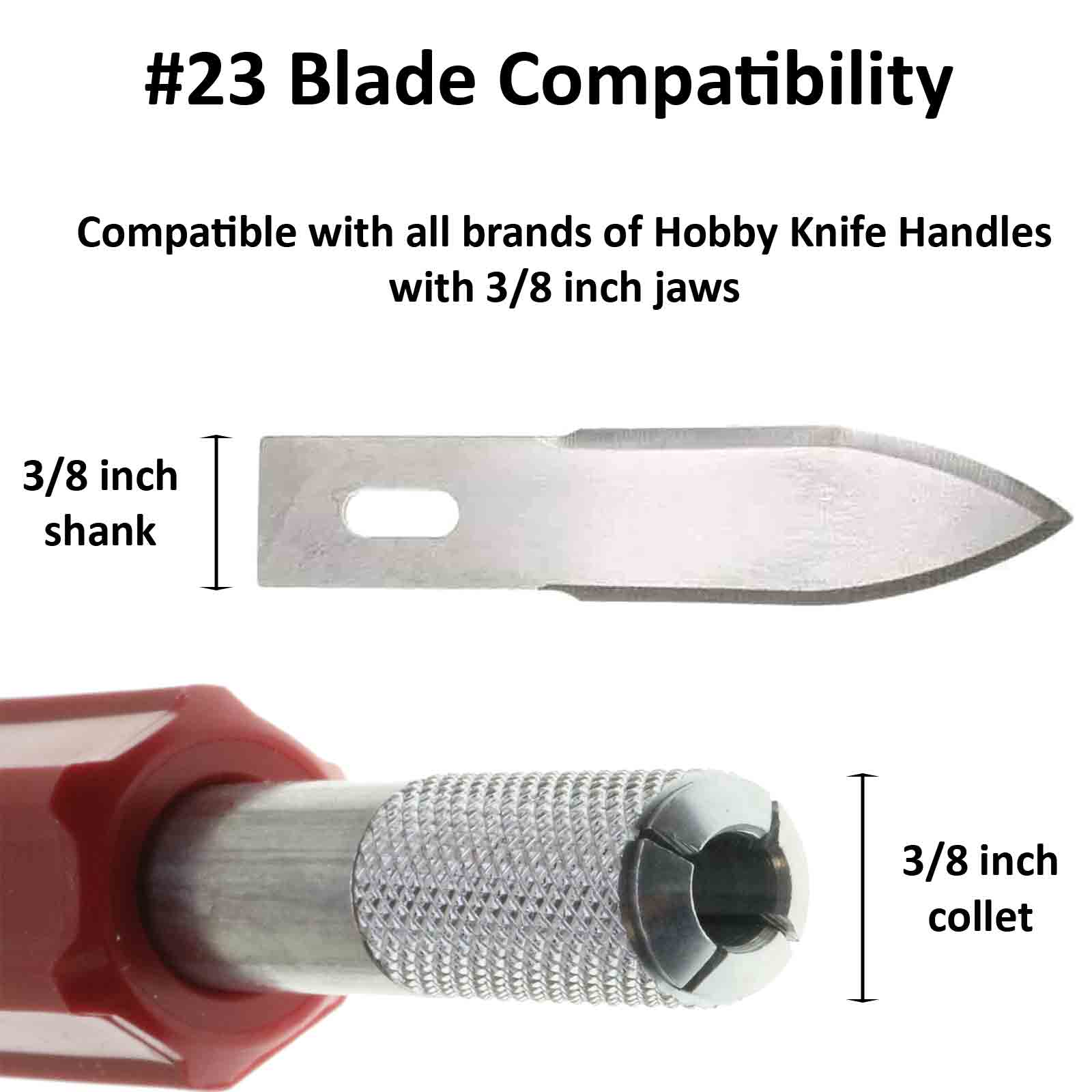 X-ACTO X223 5pc #23 Double Edged Corner Stripping Knife Blades