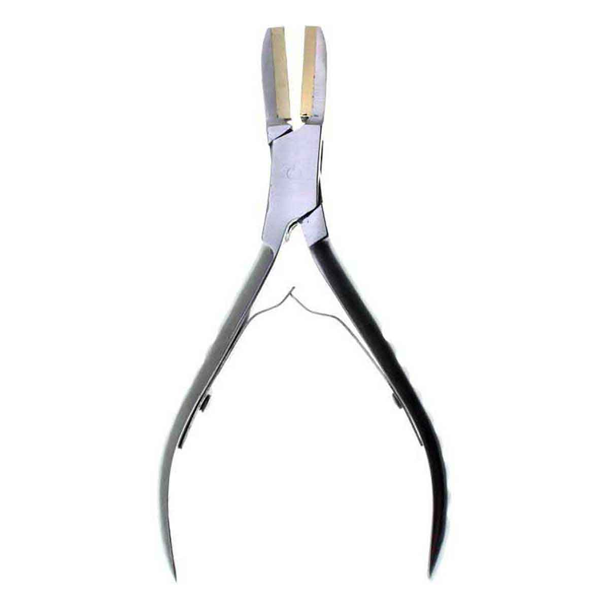 Flat Nose Pliers - Brass Lined Jaws - 5 1/2 inch