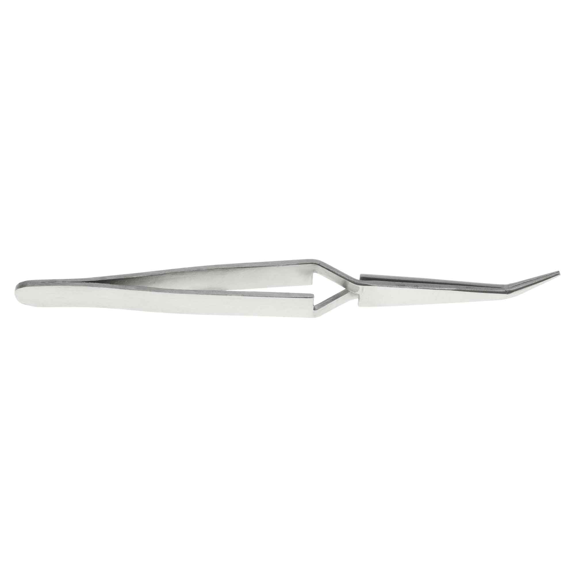 4.5 inch Curved Medium Clamp Tweezer