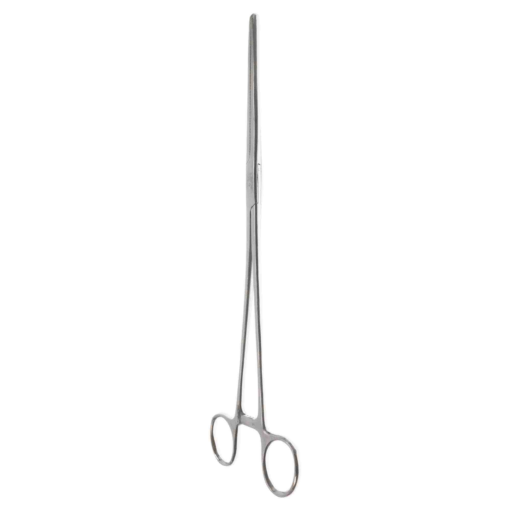 12 inch Straight Hemostat - Serrated Jaws