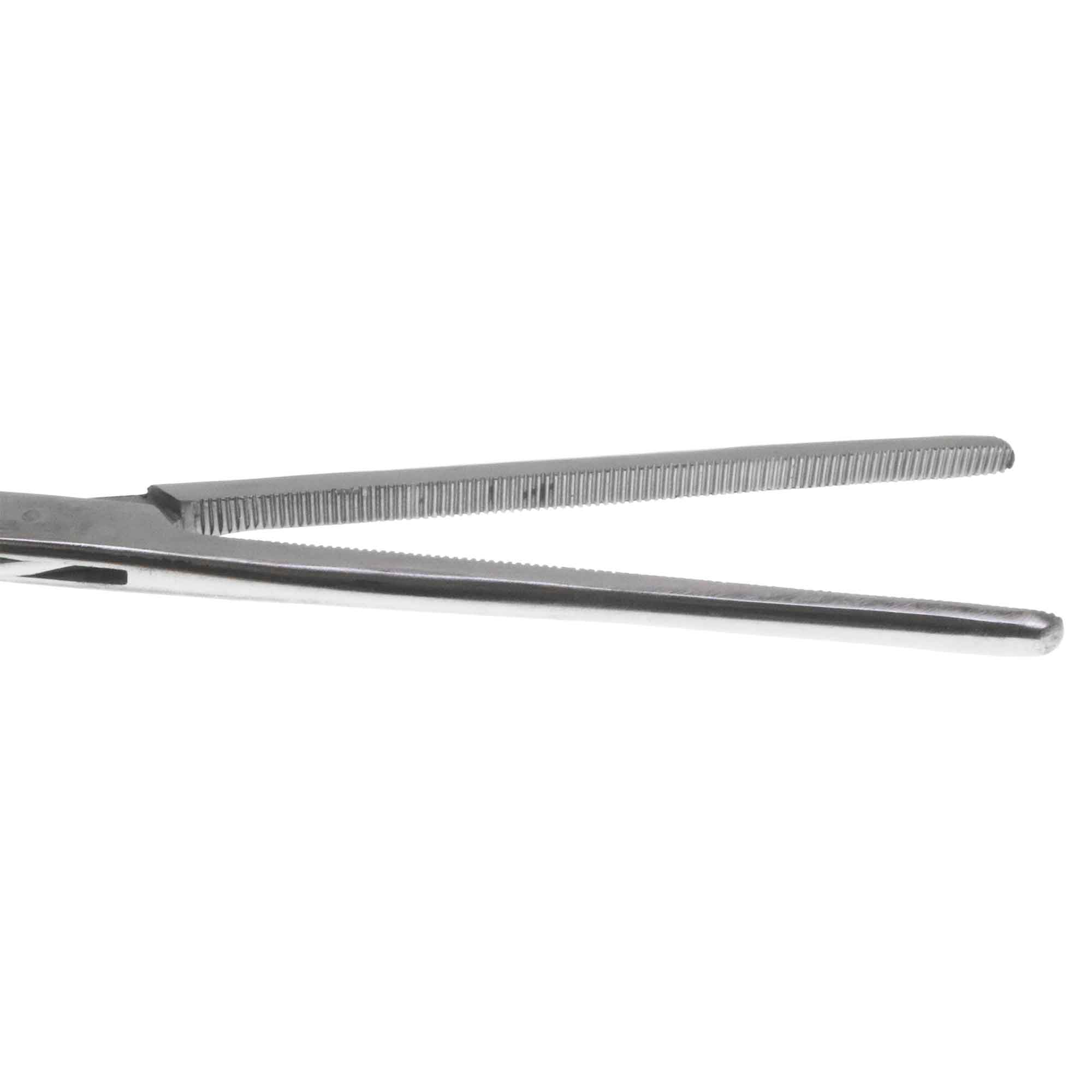 12 inch Straight Hemostat - Serrated Jaws