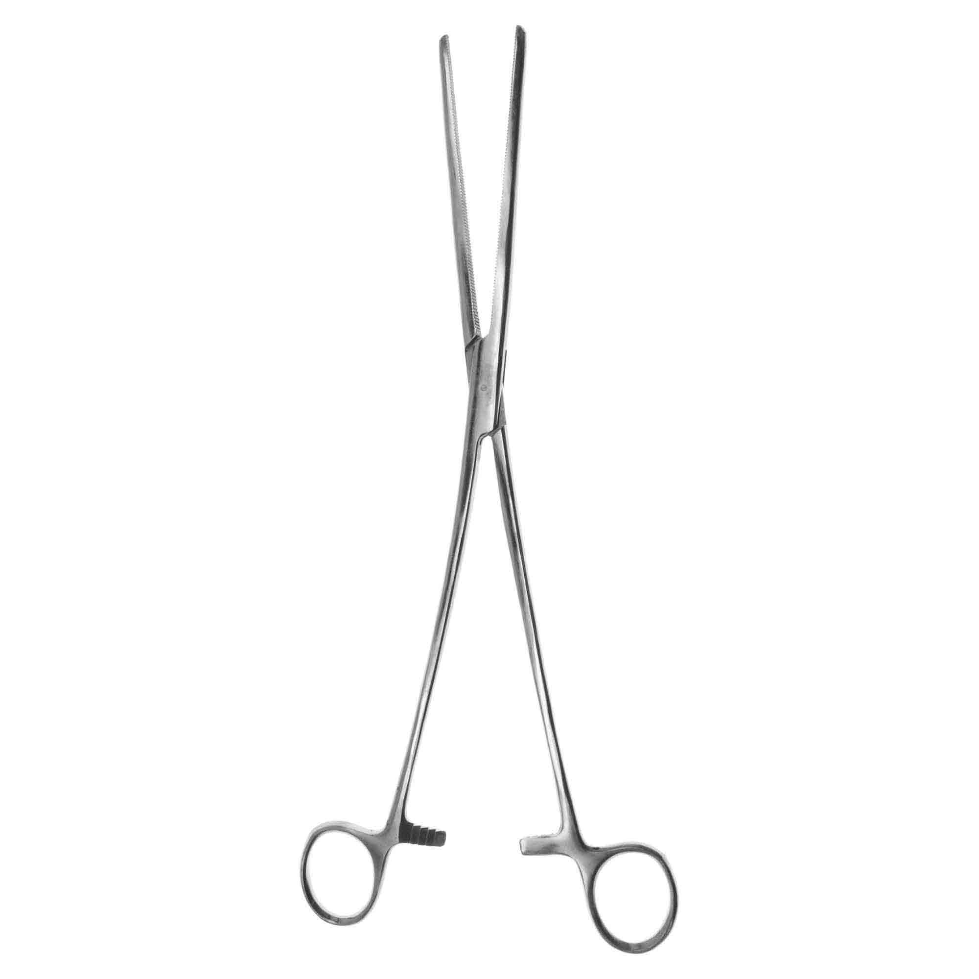 12 inch Straight Hemostat - Serrated Jaws