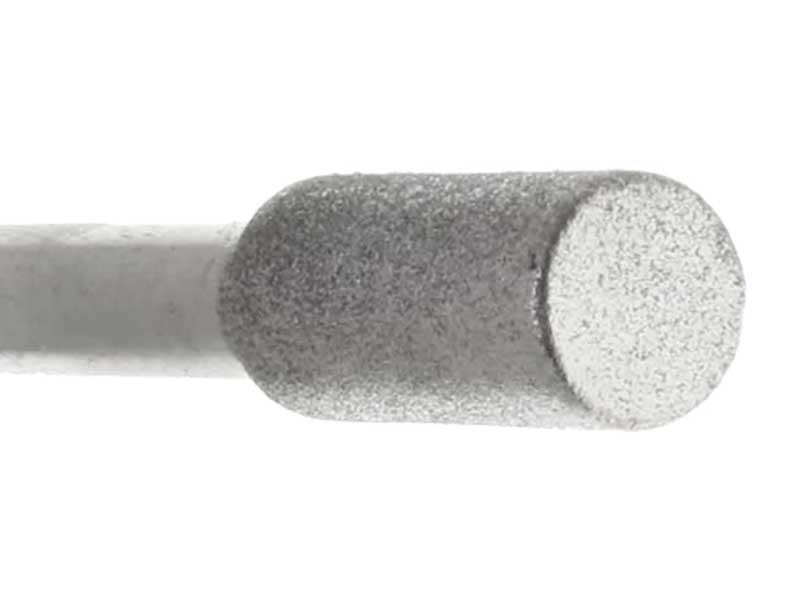 04.8mm - 3/16 inch 400 Grit Cylinder Diamond Burr - 1/8 inch shank