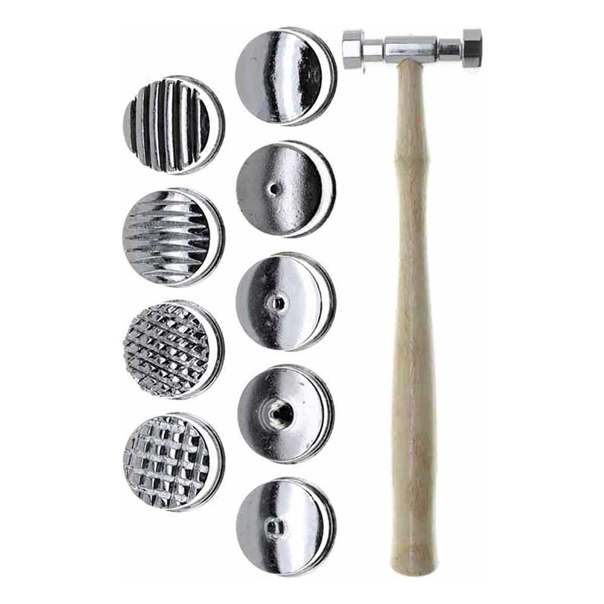 9 in 1 Interchangeable Texturing Hammer