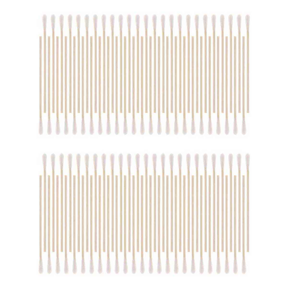 05mm Cotton Swabs - 6 inch Wood Shaft - 100pc