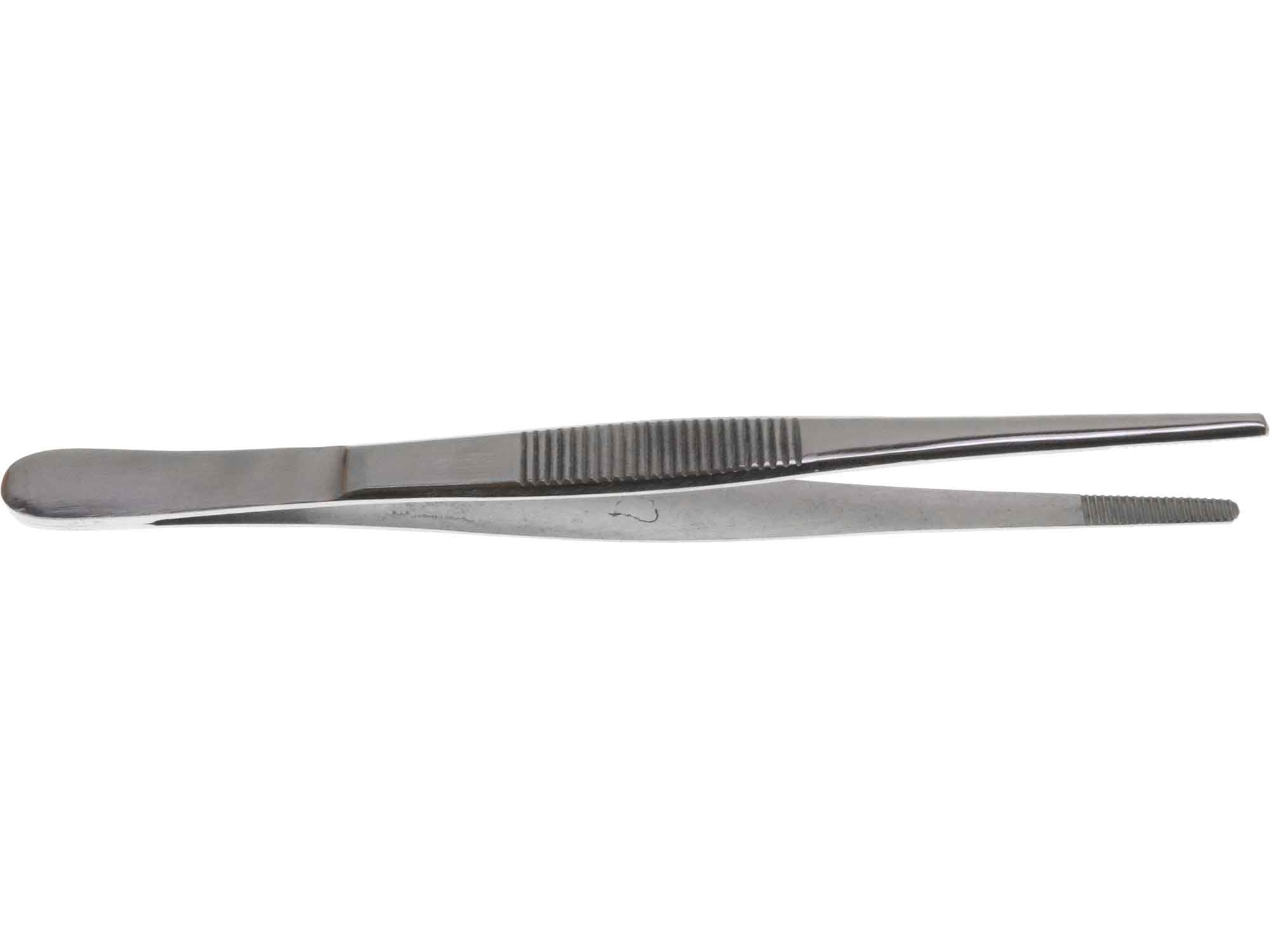 5 inch Serrated Thumb Tweezer Blunt Tip