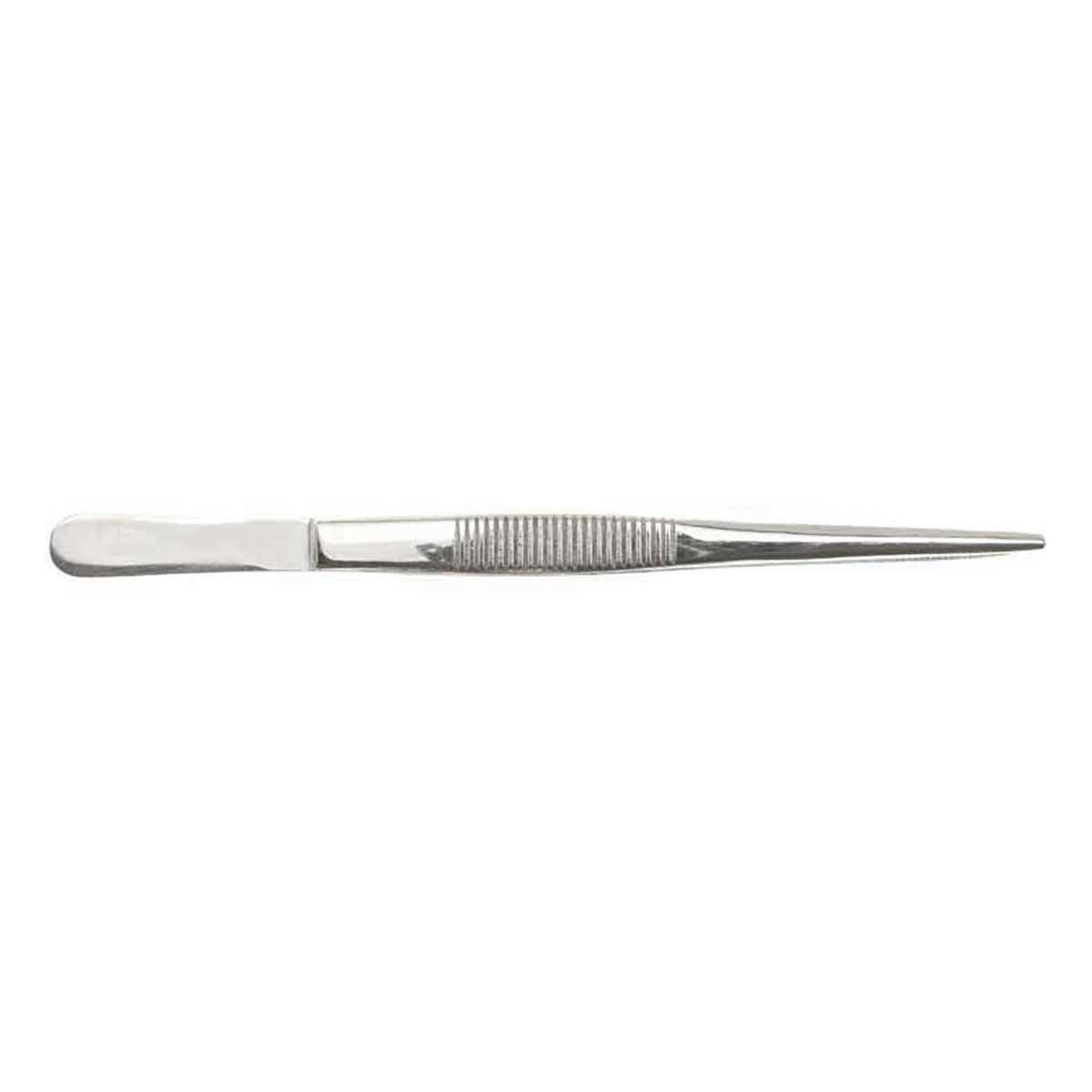 5 inch Serrated Thumb Tweezer Blunt Tip