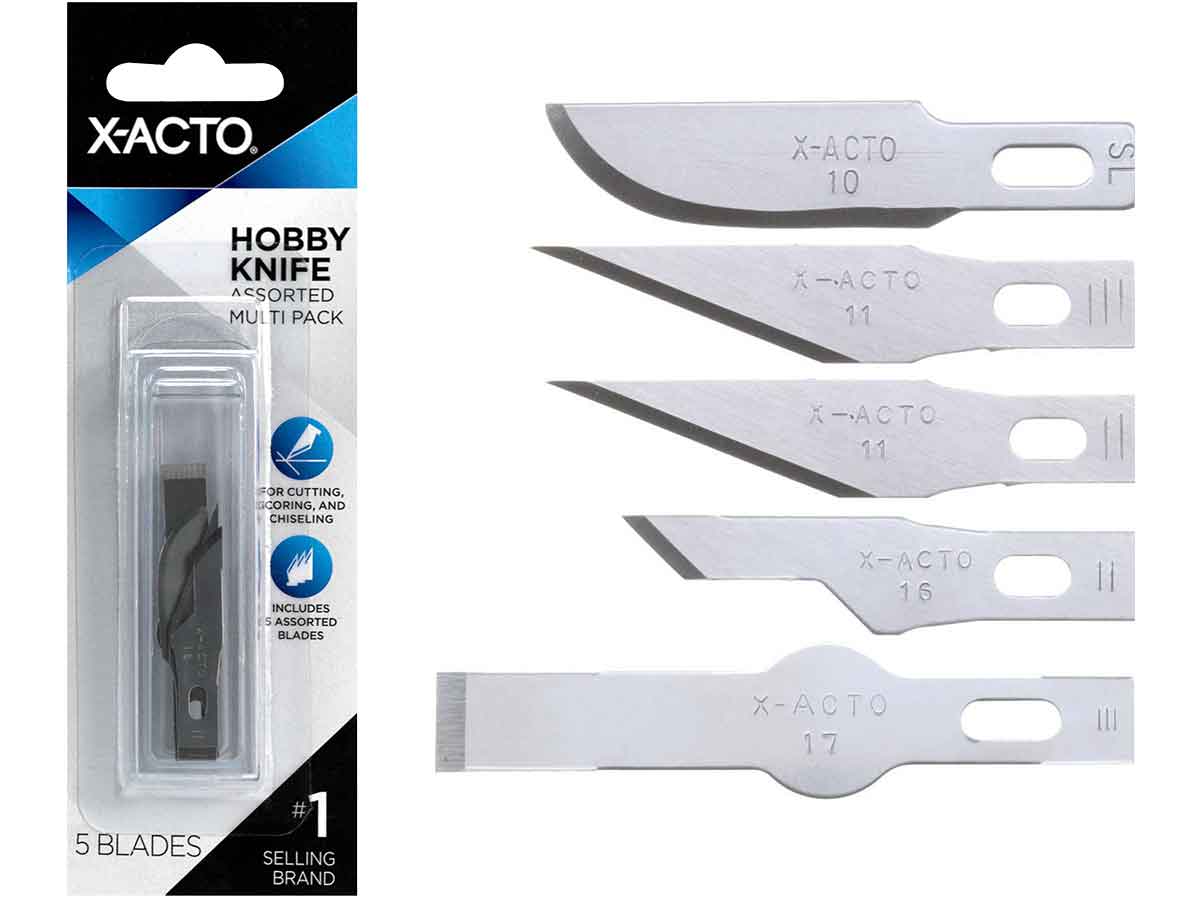 X-ACTO X231 - 5pc #1 Precision Knife Blade Assortment