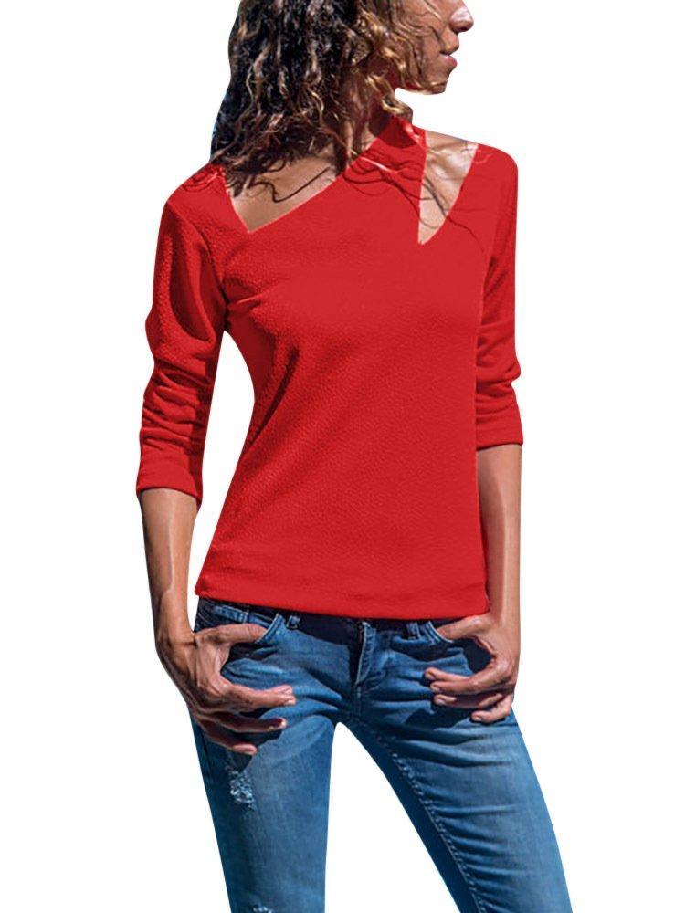 Stylish Solid Color With Irregular T-Shirts