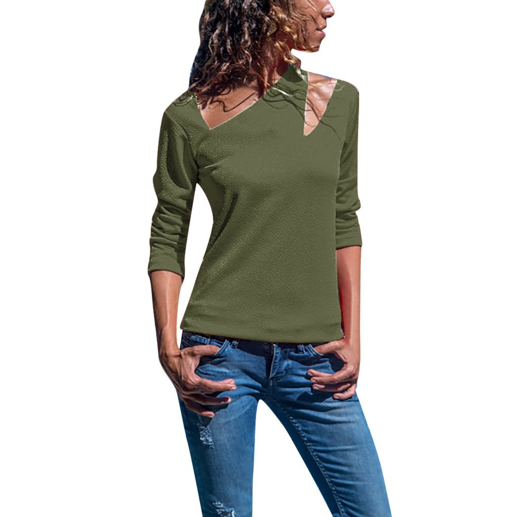Stylish Solid Color With Irregular T-Shirts