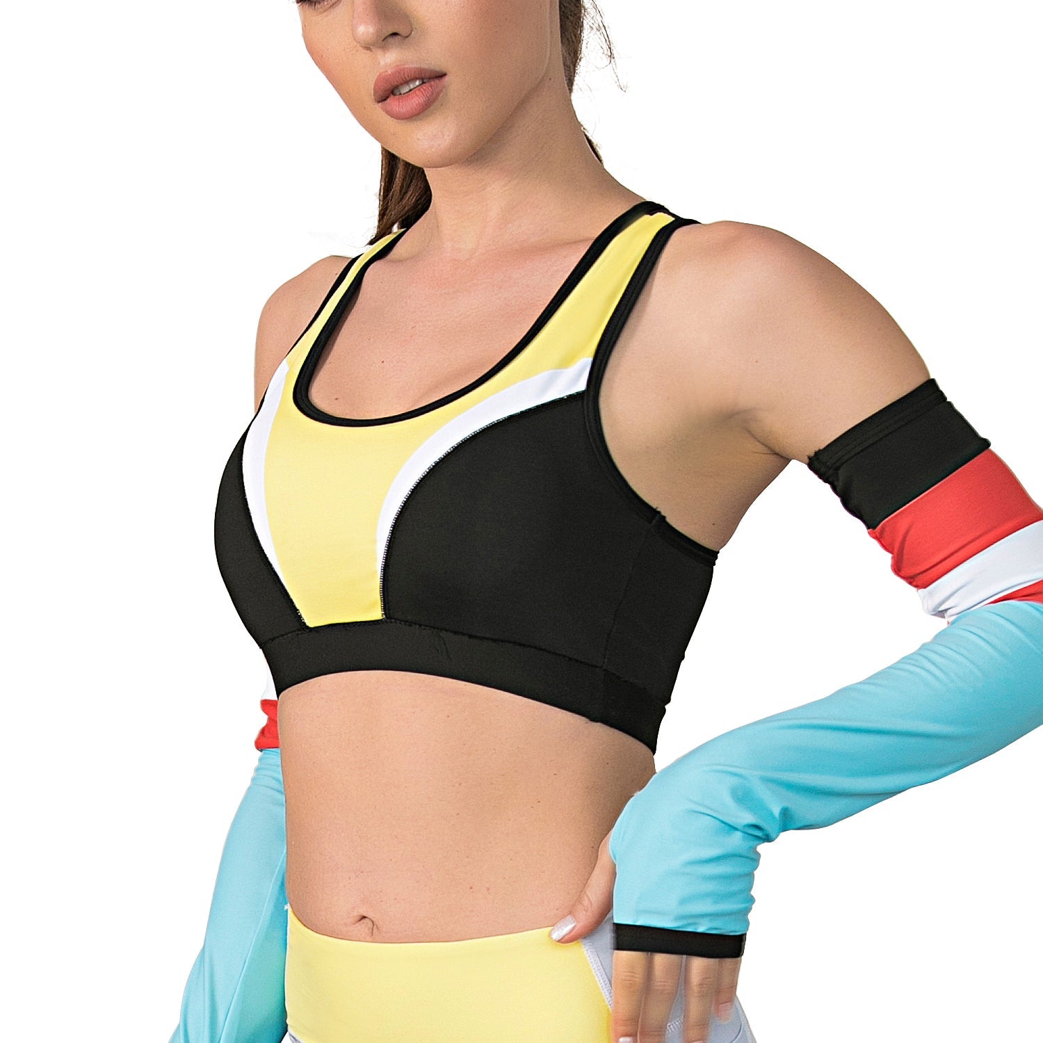 Yoga Tops for Yellow and Black Colors