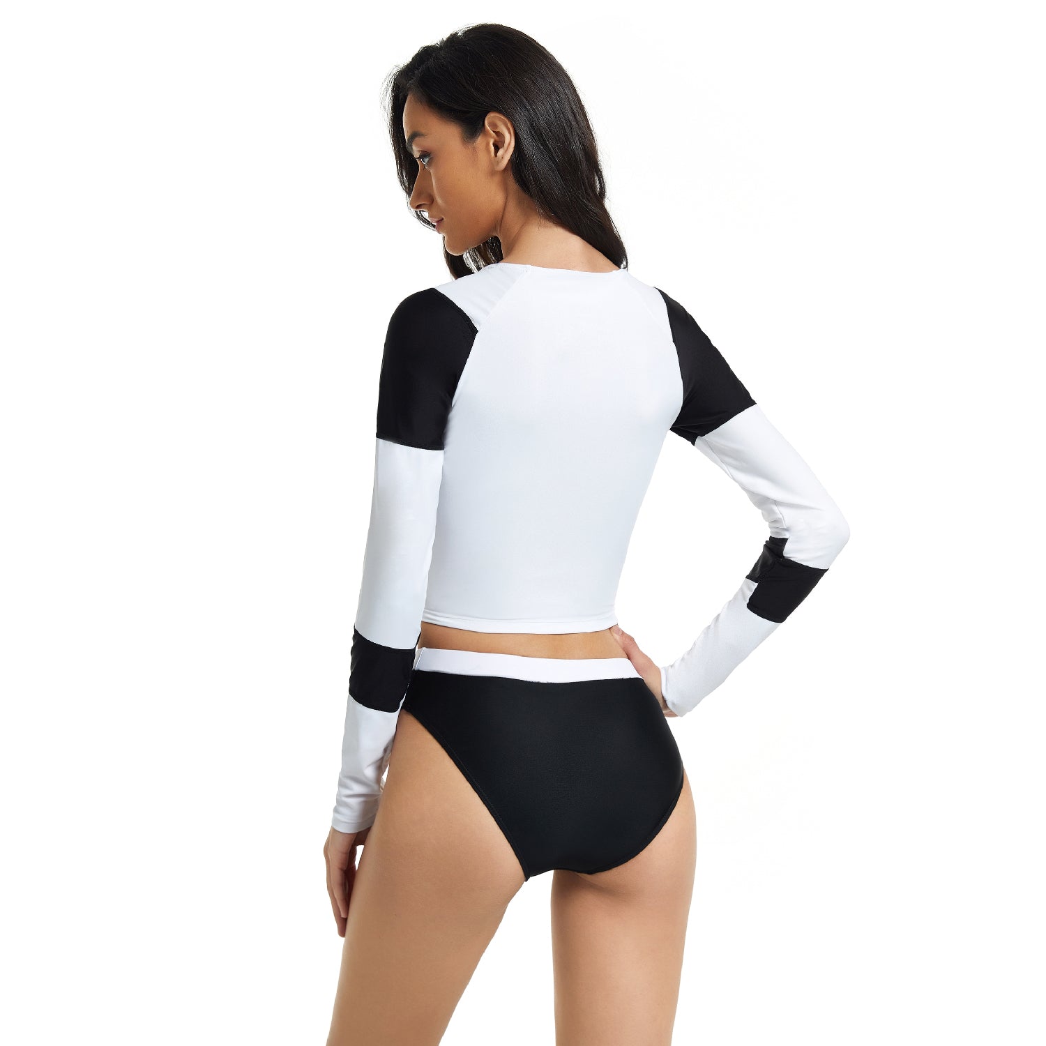 Long Sleeve Surfing Suit for Zipper Swimsuit