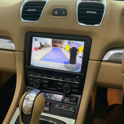 cayenne rear view camera