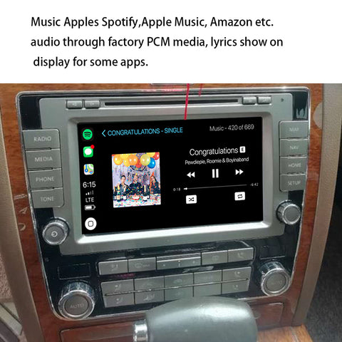 carplay music phaeton