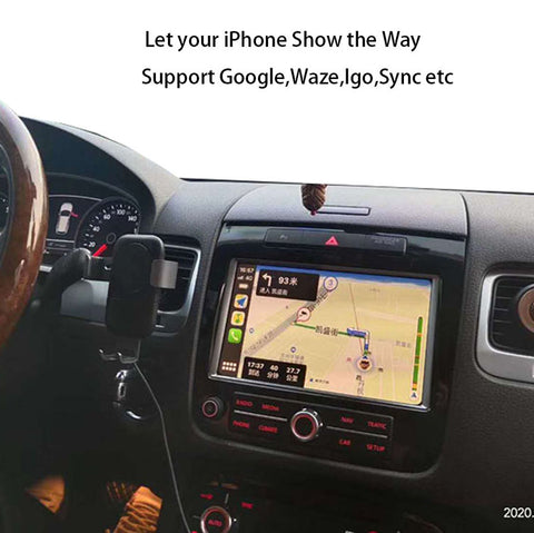 carplay apple mirror gps touareg