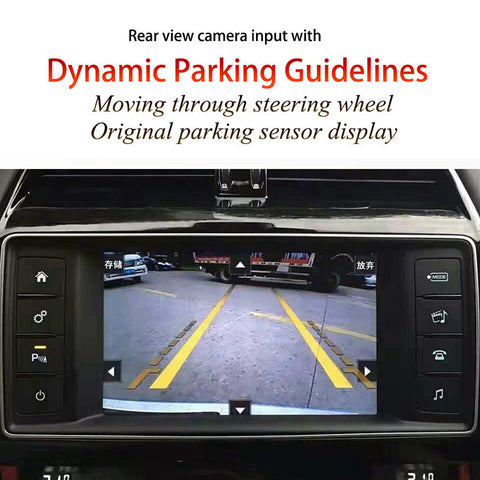 rear view camera interface range rover