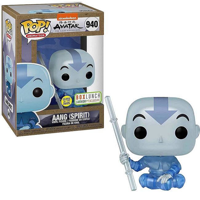  Aang [Spirit] #940 – Avatar The Last Airbender Funko Pop! Animation [Gitd Box Lunch Exclusive] 