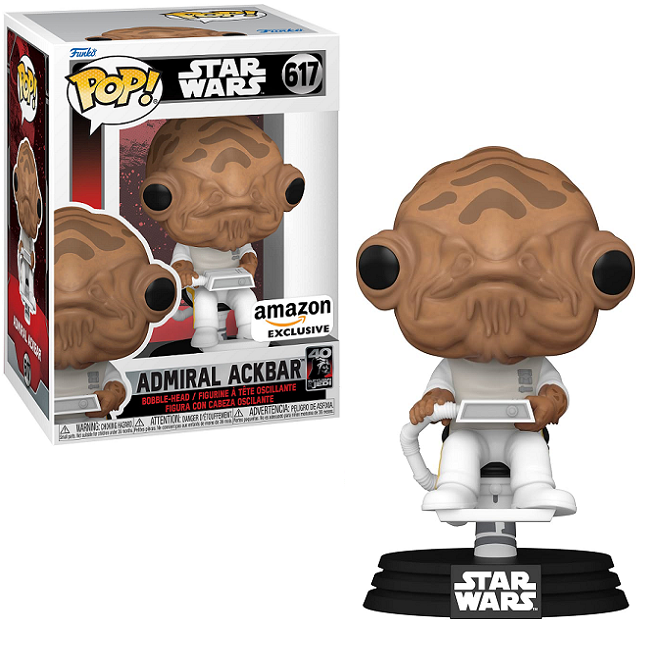  Admiral Ackbar #617 - Star Wars Return of the Jedi Funko Pop! [Amazon Exclusive] 
