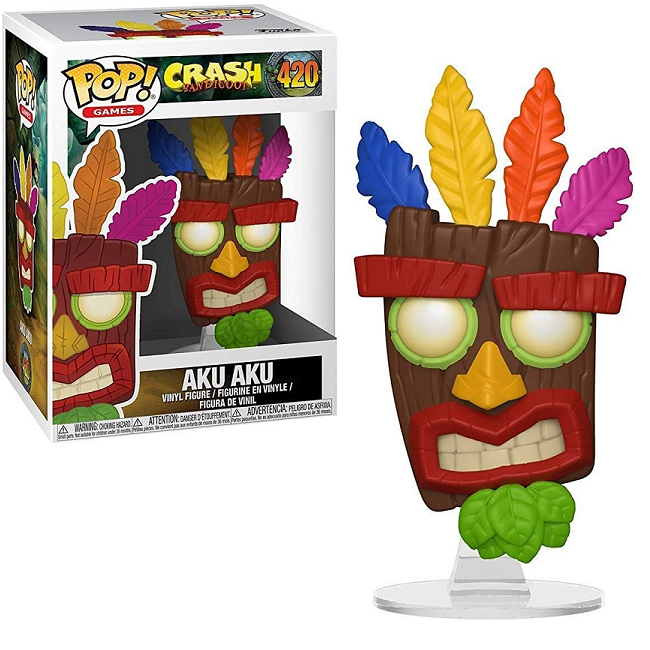  Aku Aku #420 - Crash Bandicoot Funko Pop! Games 