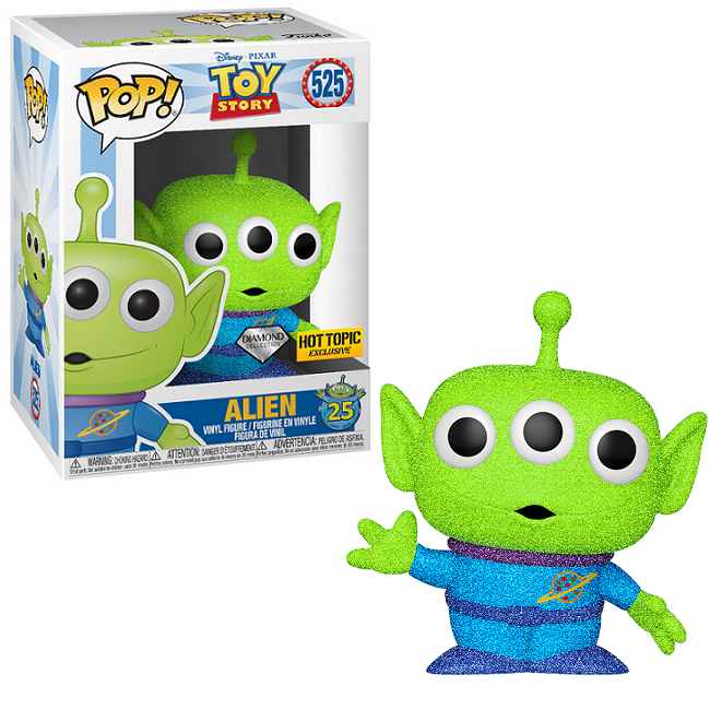  Alien #525- Toy Story 4 Funko Pop! [Diamond Hot Topic Exclusive] 