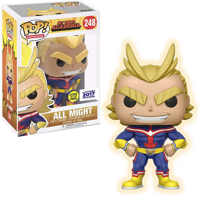  All Might #248 - My Hero Academia Funko Pop! Animation [Gitd 2017 Funimation Exclusive] 