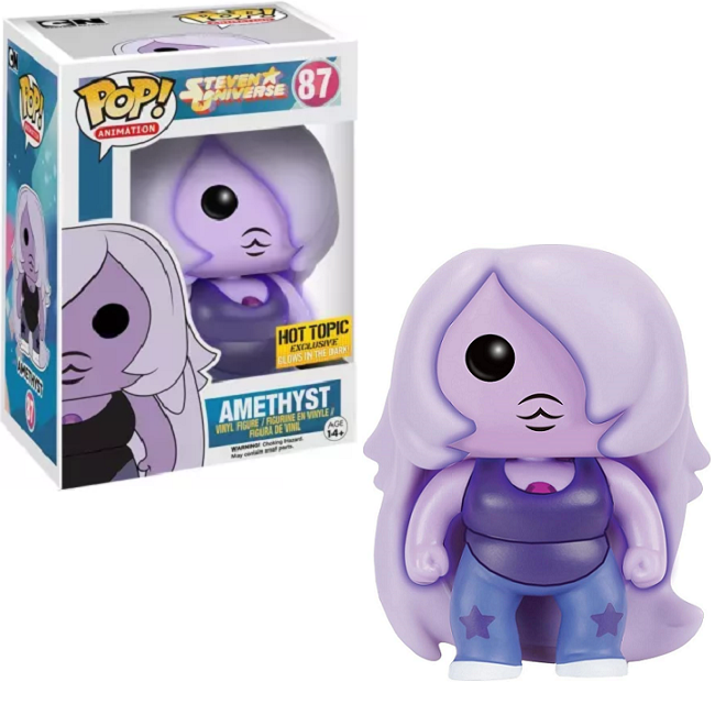  Amethyst #87 - Steven Universe Funko Pop! Animation [Gitd Hot Topic Exclusive] 